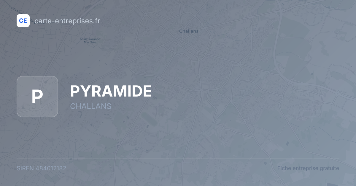 PYRAMIDE — 484012182 — fiche entreprise