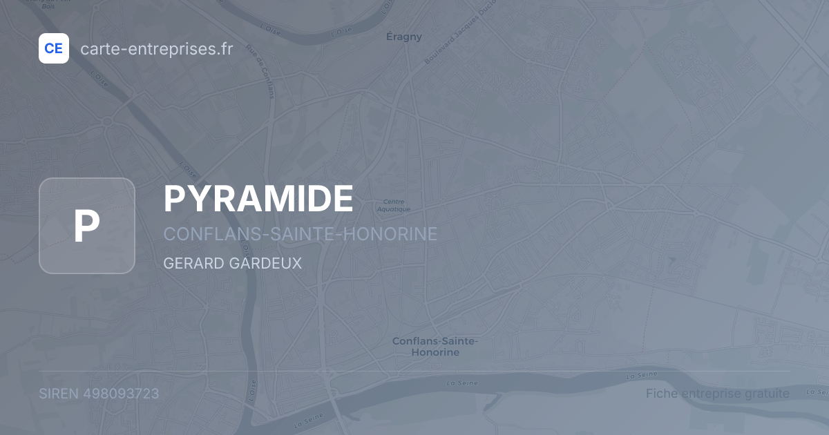 PYRAMIDE — 498093723 — fiche entreprise