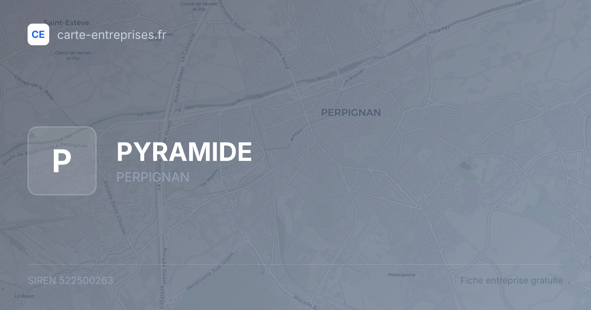 PYRAMIDE — 522500263 — fiche entreprise