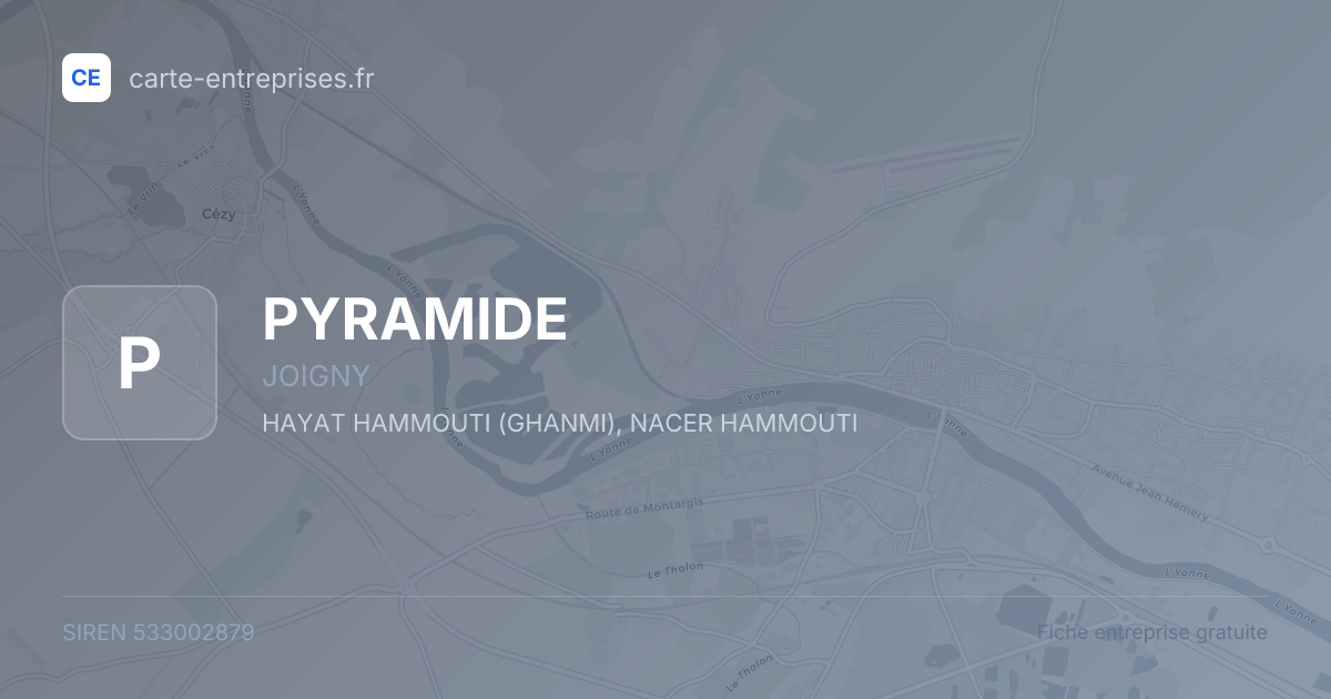 PYRAMIDE — 533002879 — fiche entreprise