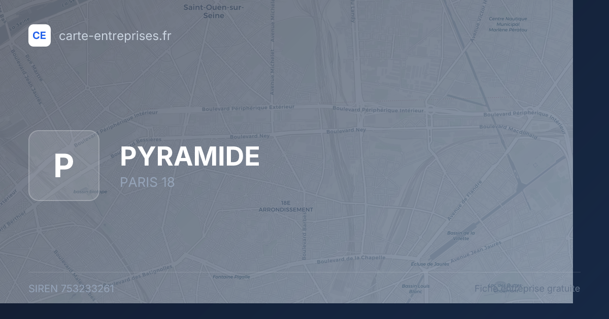 PYRAMIDE — 753233261 — fiche entreprise