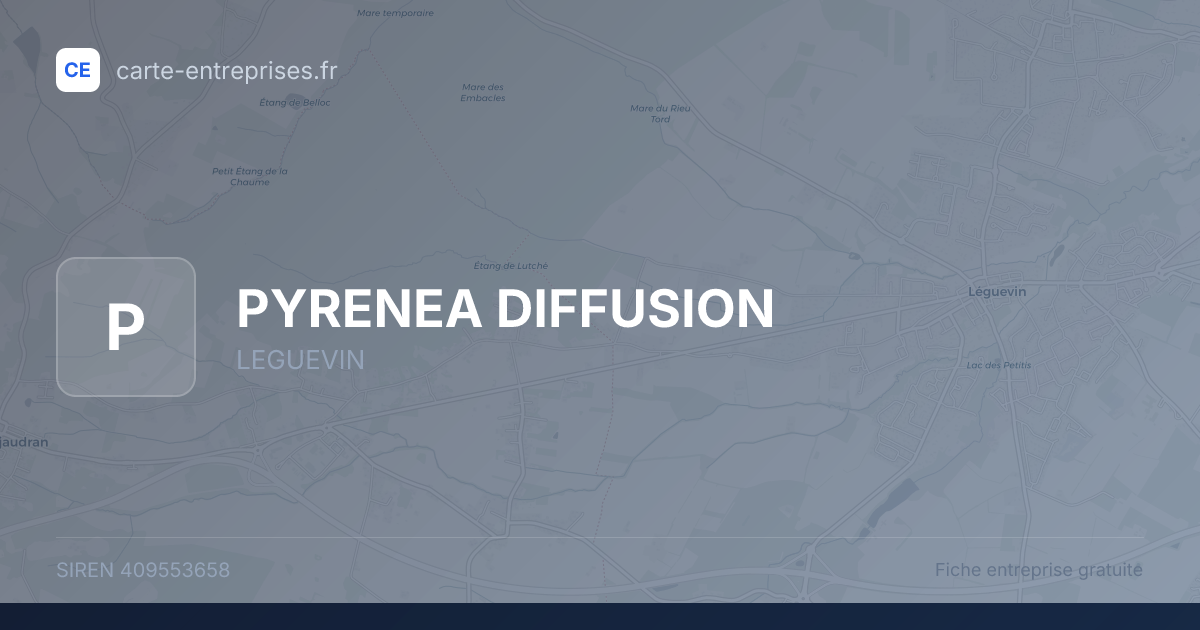 PYRENEA DIFFUSION — 409553658 — fiche entreprise