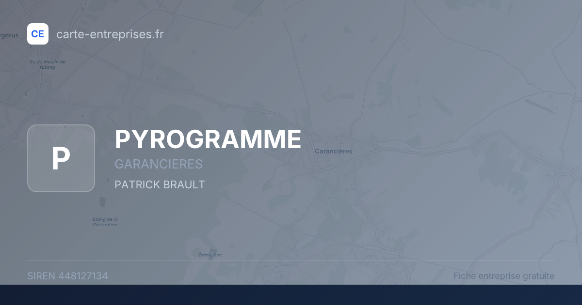 PYROGRAMME — 448127134 — fiche entreprise