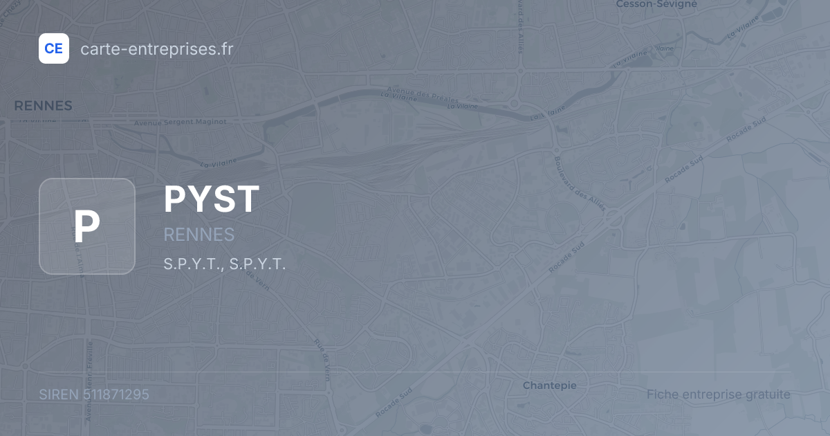 PYST — 511871295 — fiche entreprise