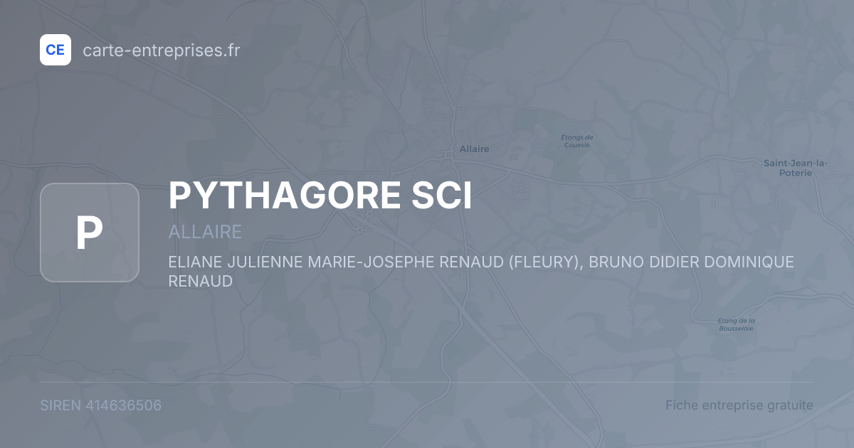 PYTHAGORE SCI — 414636506 — fiche entreprise