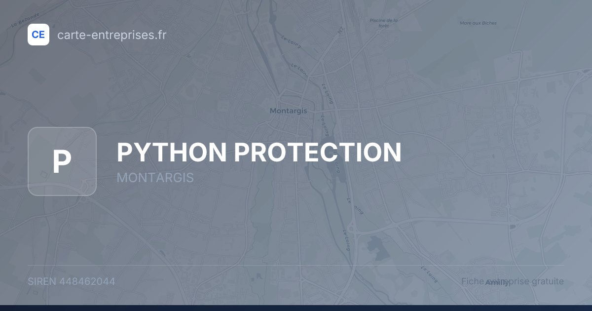 PYTHON PROTECTION — 448462044 — fiche entreprise