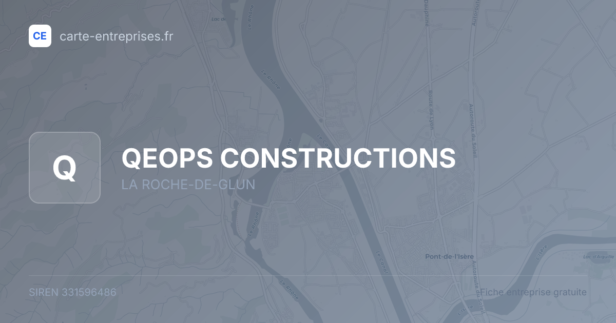 QEOPS CONSTRUCTIONS — 331596486 — fiche entreprise