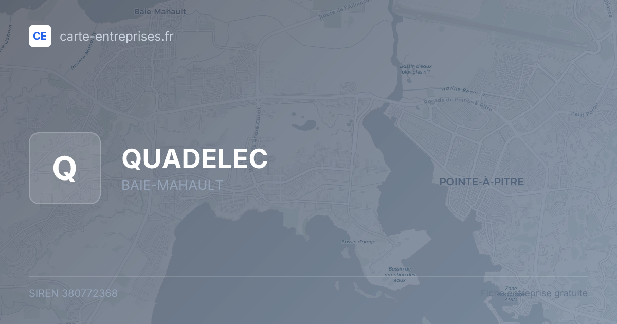 QUADELEC — 380772368 — fiche entreprise