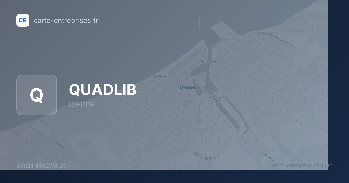 QUADLIB — 488275025 — fiche entreprise