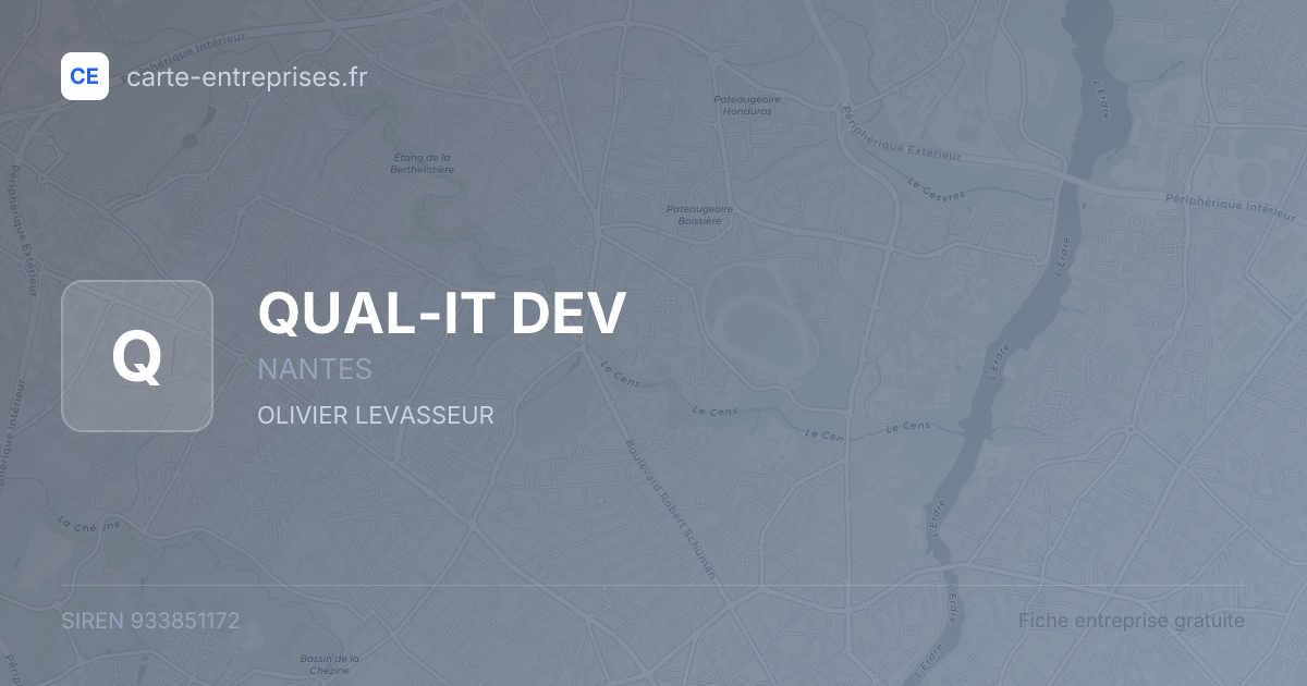 QUAL-IT DEV — 933851172 — fiche entreprise