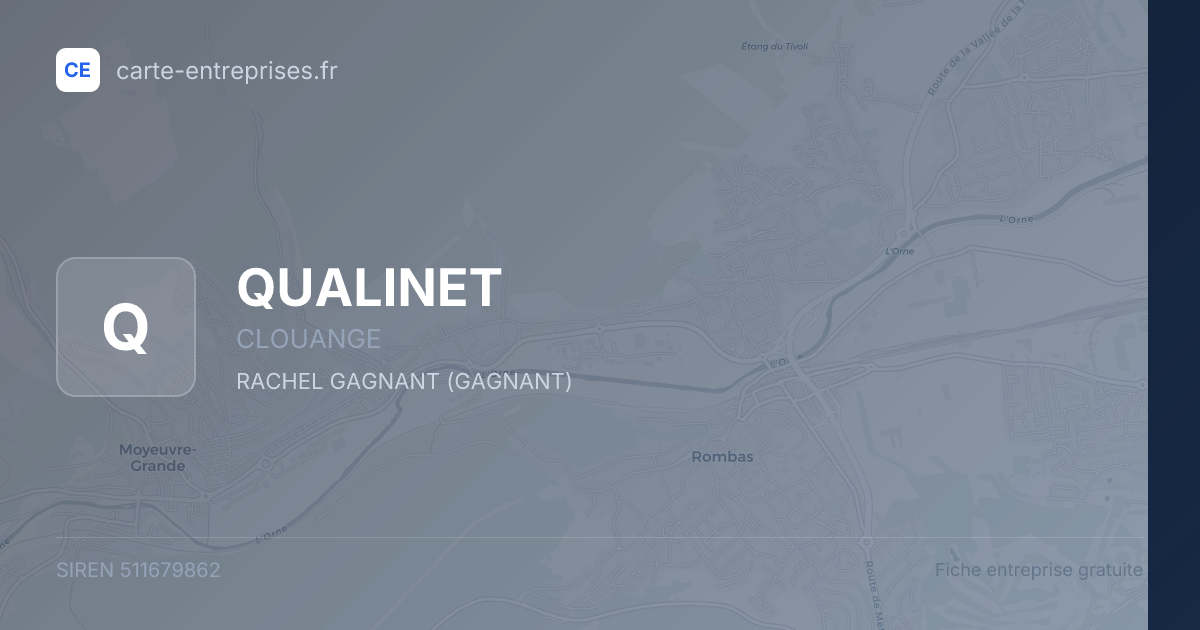 QUALINET — 511679862 — fiche entreprise