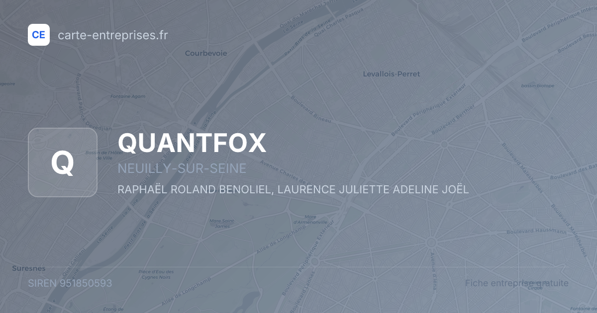 QUANTFOX — 951850593 — fiche entreprise