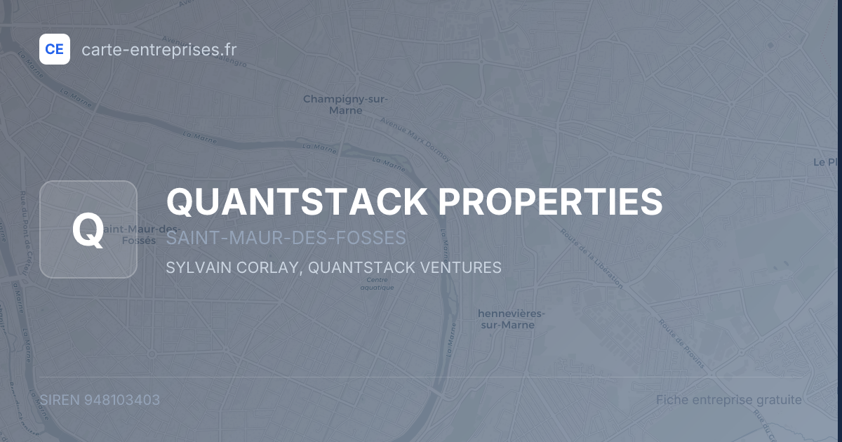 QUANTSTACK PROPERTIES — 948103403 — fiche entreprise
