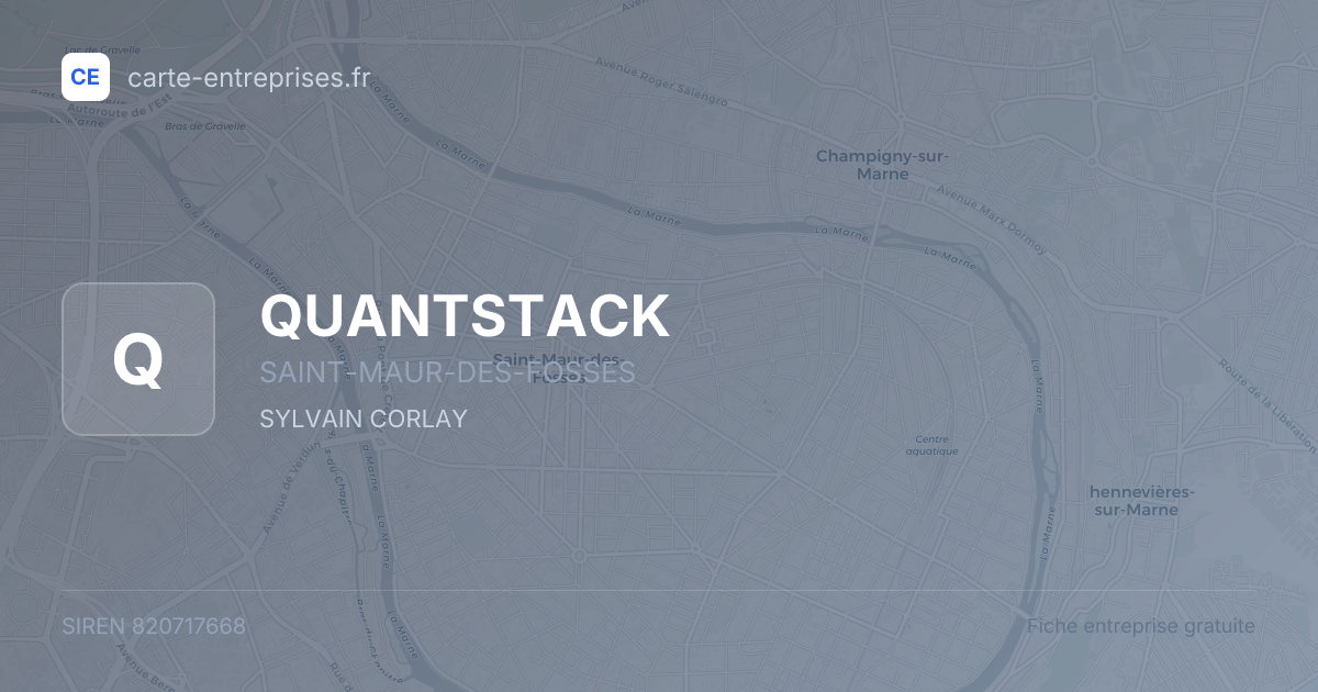 QUANTSTACK — 820717668 — fiche entreprise