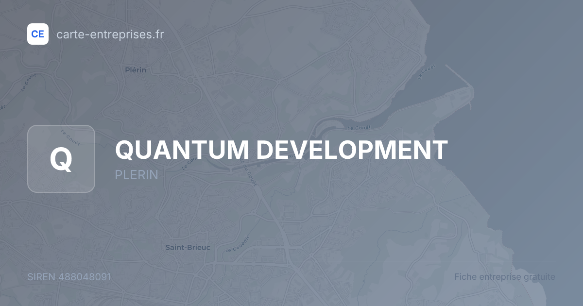 QUANTUM DEVELOPMENT — 488048091 — fiche entreprise