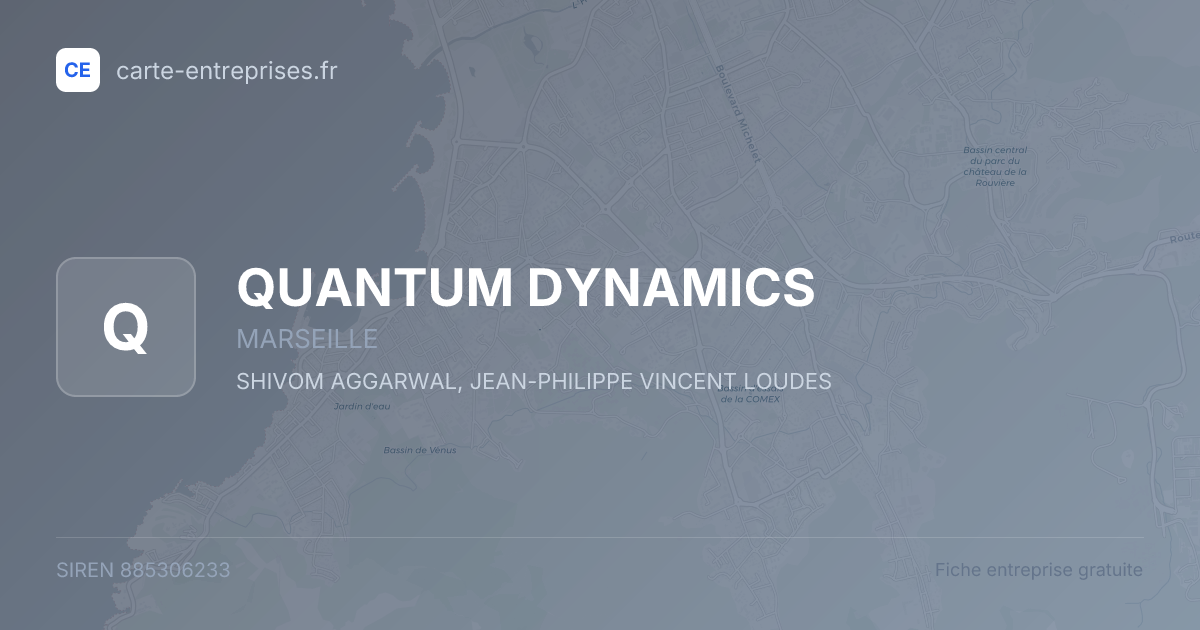 QUANTUM DYNAMICS — 885306233 — fiche entreprise