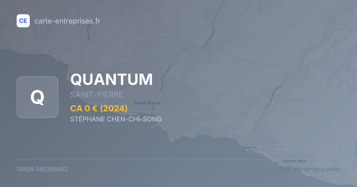 QUANTUM — 985295682 — fiche entreprise