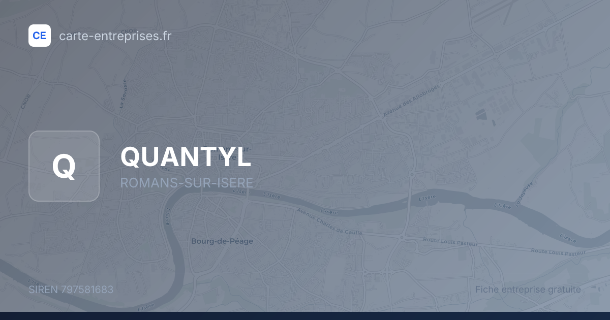 QUANTYL — 797581683 — fiche entreprise