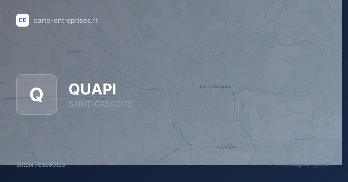 QUAPI — 788860153 — fiche entreprise
