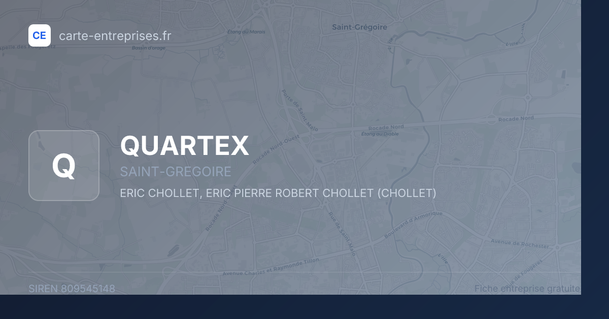 QUARTEX — 809545148 — fiche entreprise