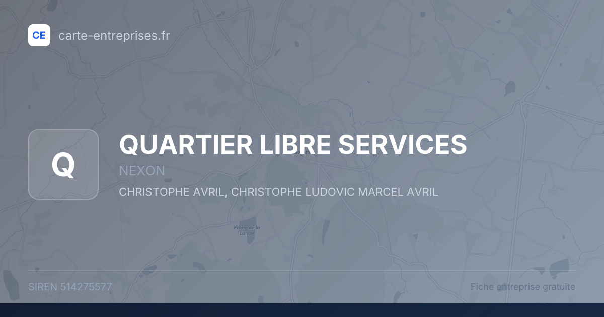 QUARTIER LIBRE SERVICES — 514275577 — fiche entreprise