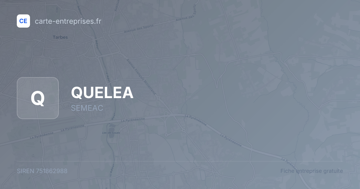 QUELEA — 751862988 — fiche entreprise