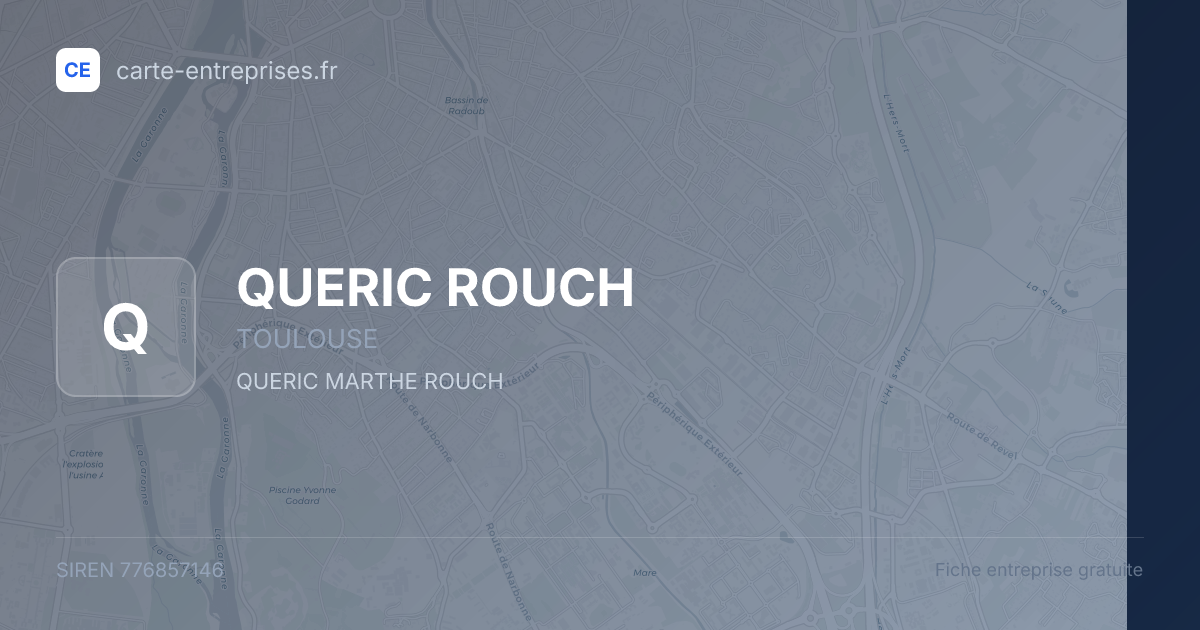 QUERIC ROUCH — 776857146 — fiche entreprise