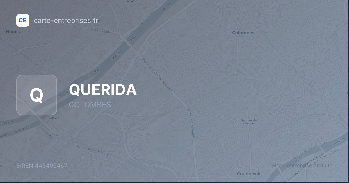 QUERIDA — 445405467 — fiche entreprise