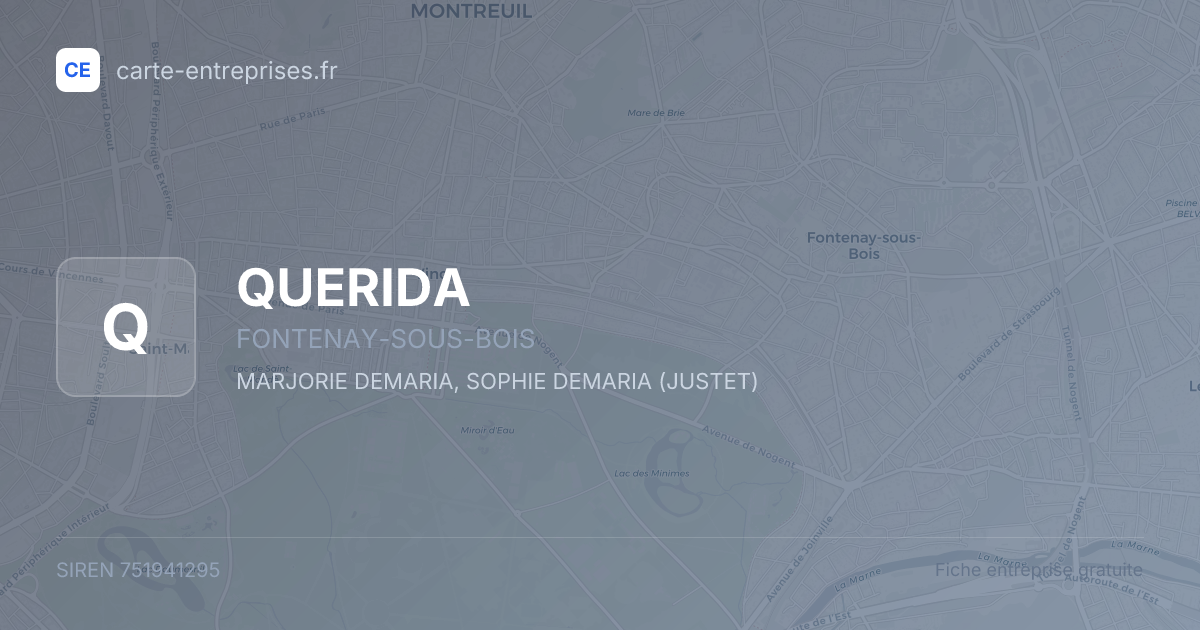 QUERIDA — 751941295 — fiche entreprise