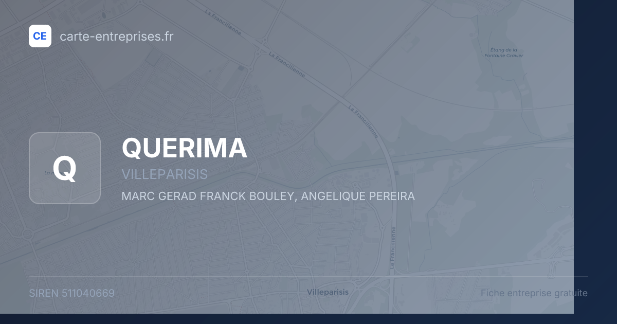 QUERIMA — 511040669 — fiche entreprise