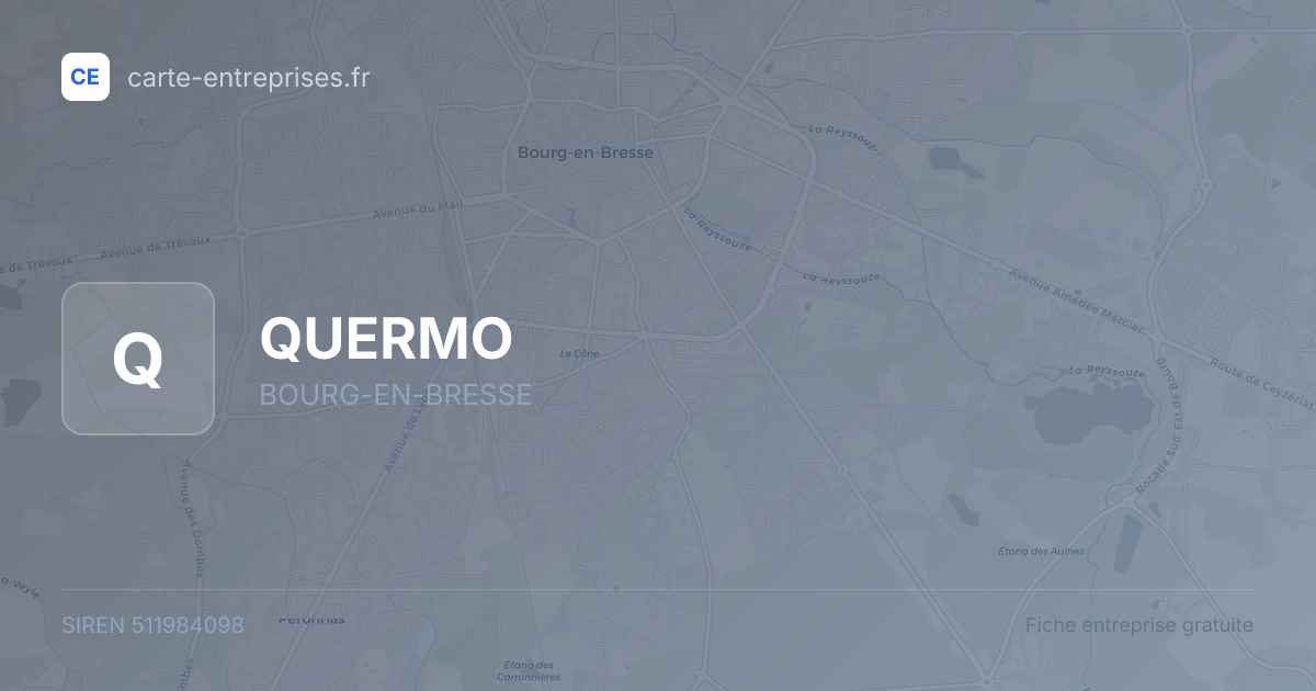QUERMO — 511984098 — fiche entreprise