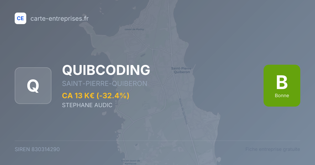 QUIBCODING — 830314290 — fiche entreprise