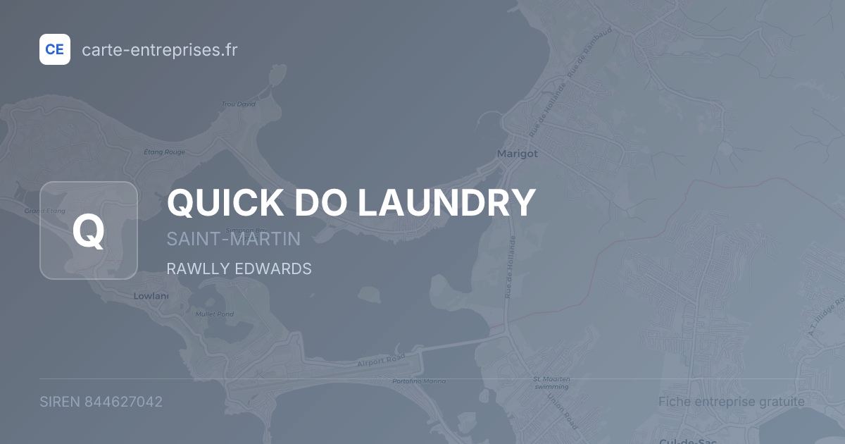 QUICK DO LAUNDRY — 844627042 — fiche entreprise