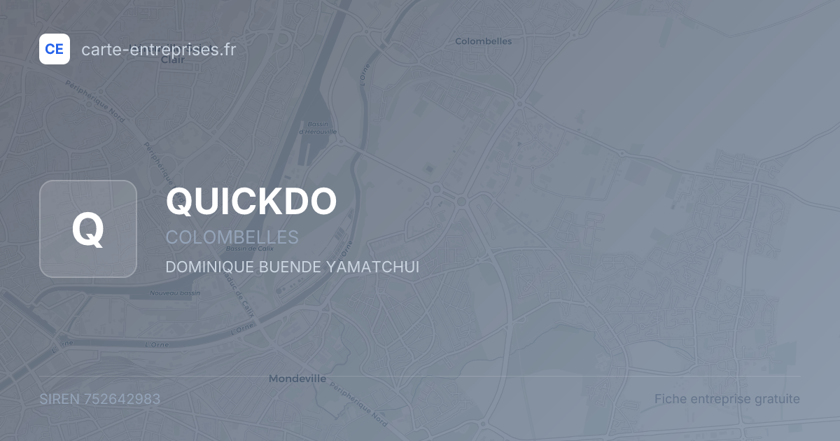 QUICKDO — 752642983 — fiche entreprise