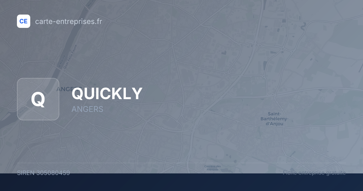 QUICKLY — 305080459 — fiche entreprise