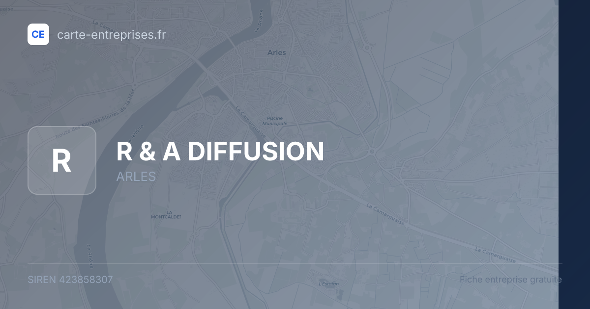 R & A DIFFUSION — 423858307 — fiche entreprise