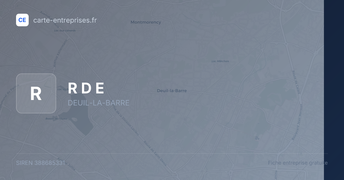 R D E — 388685331 — fiche entreprise