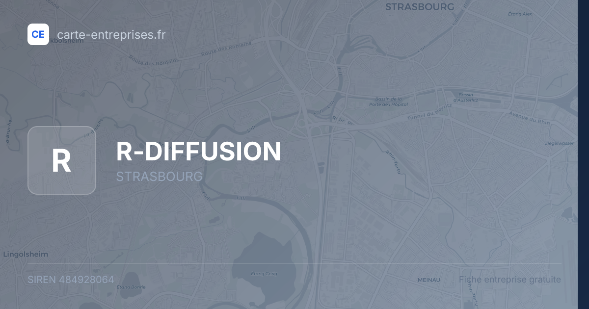 R-DIFFUSION — 484928064 — fiche entreprise