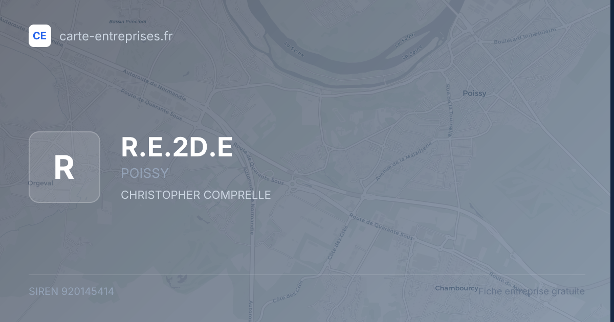 R.E.2D.E — 920145414 — fiche entreprise