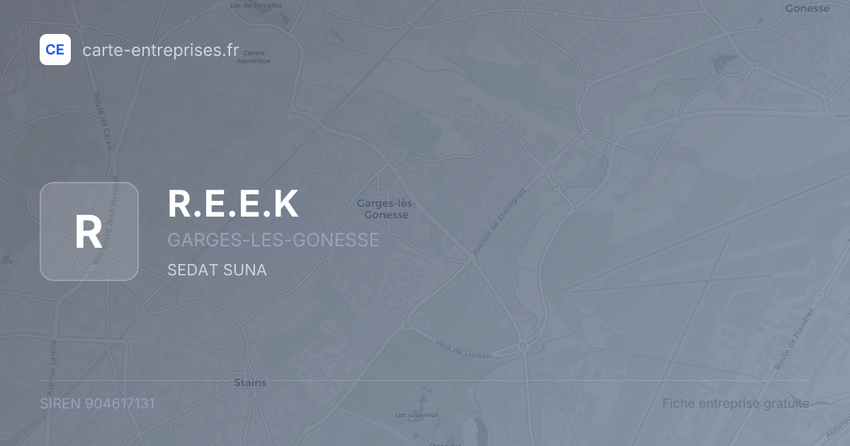 R.E.E.K — 904617131 — fiche entreprise