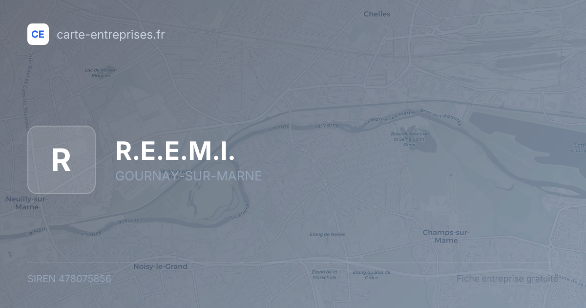R.E.E.M.I. — 478075856 — fiche entreprise