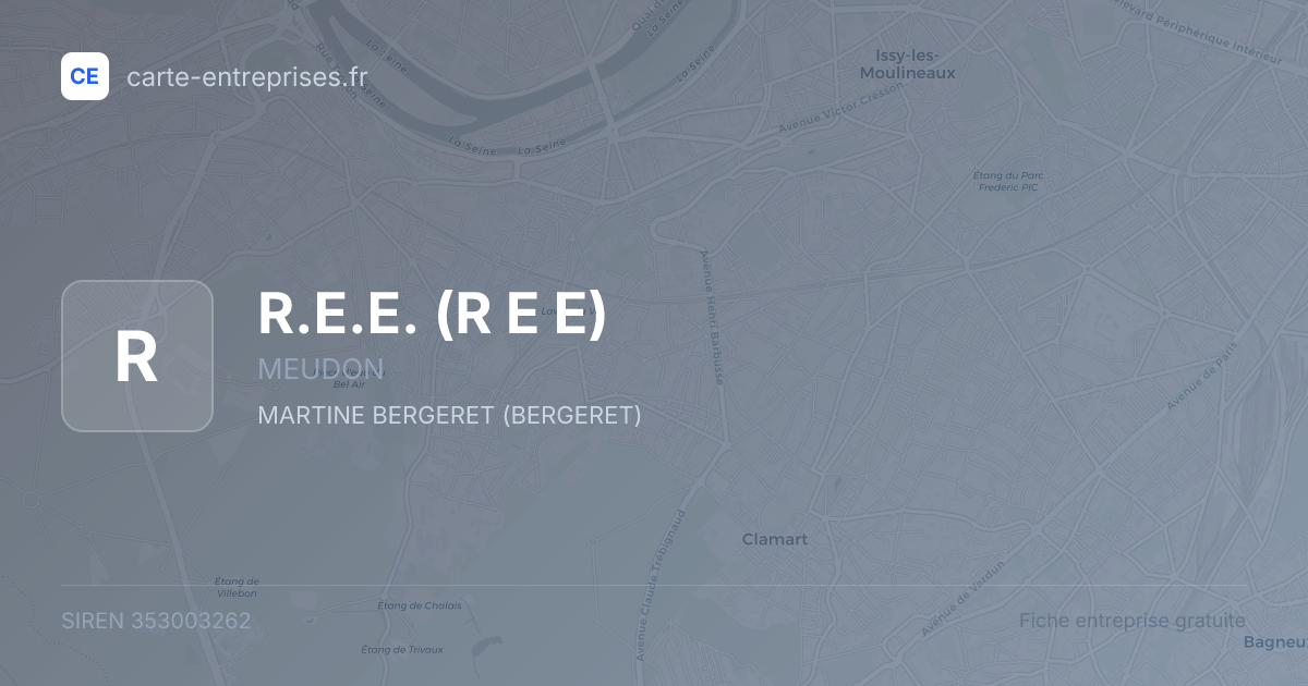 R.E.E. (R E E) — 353003262 — fiche entreprise
