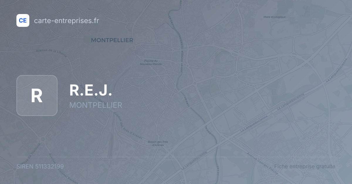 R.E.J. — 511332199 — fiche entreprise