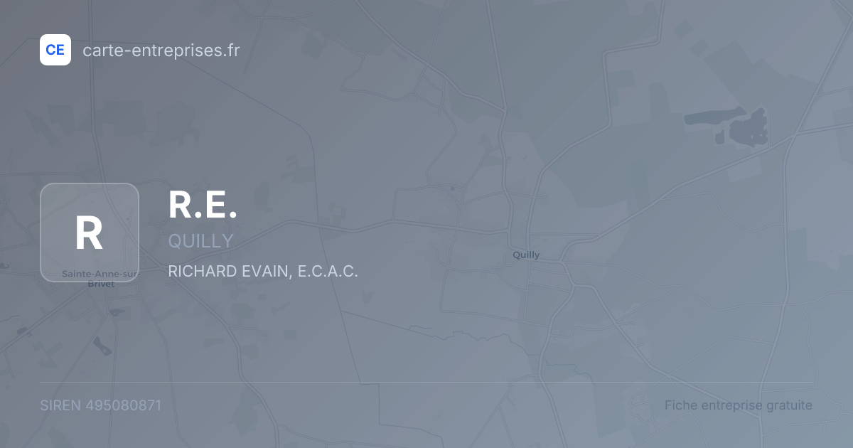 R.E. — 495080871 — fiche entreprise