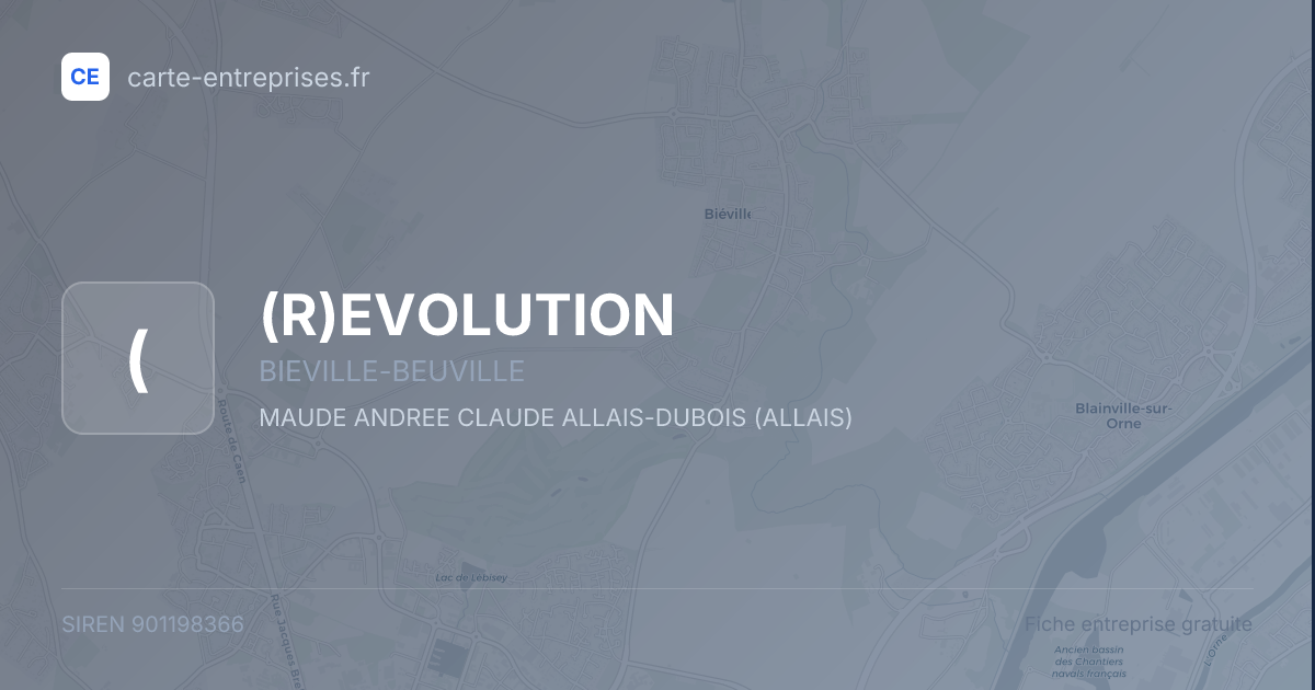 (R)EVOLUTION — 901198366 — fiche entreprise