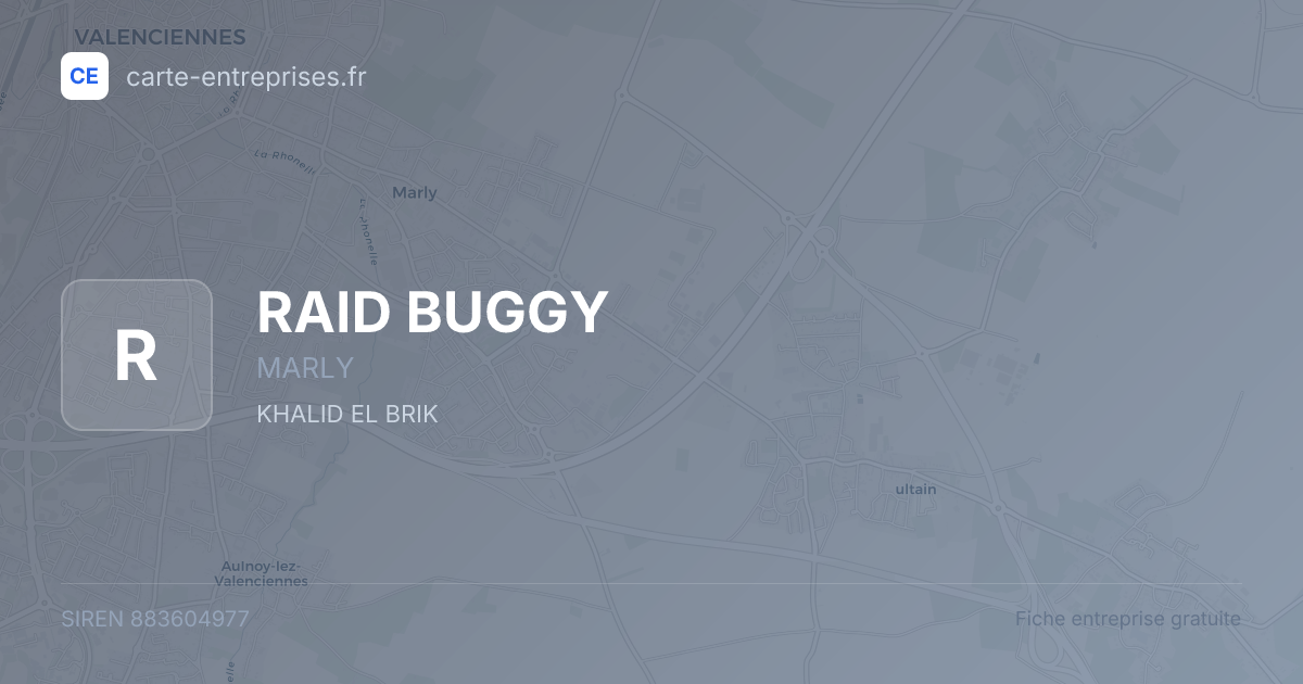 RAID BUGGY — 883604977 — fiche entreprise