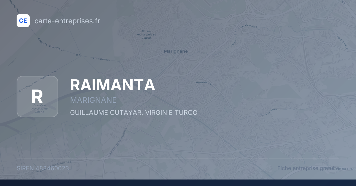 RAIMANTA — 488460023 — fiche entreprise