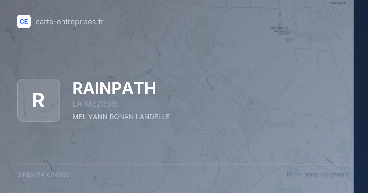 RAINPATH — 941694085 — fiche entreprise