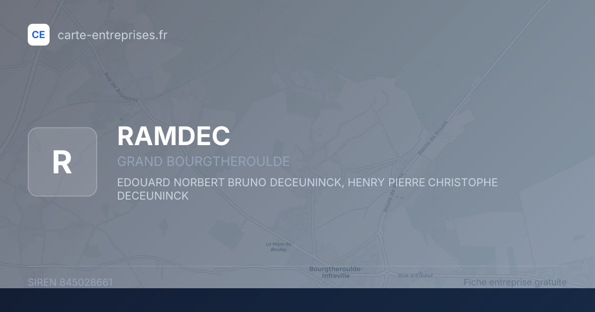 RAMDEC — 845028661 — fiche entreprise