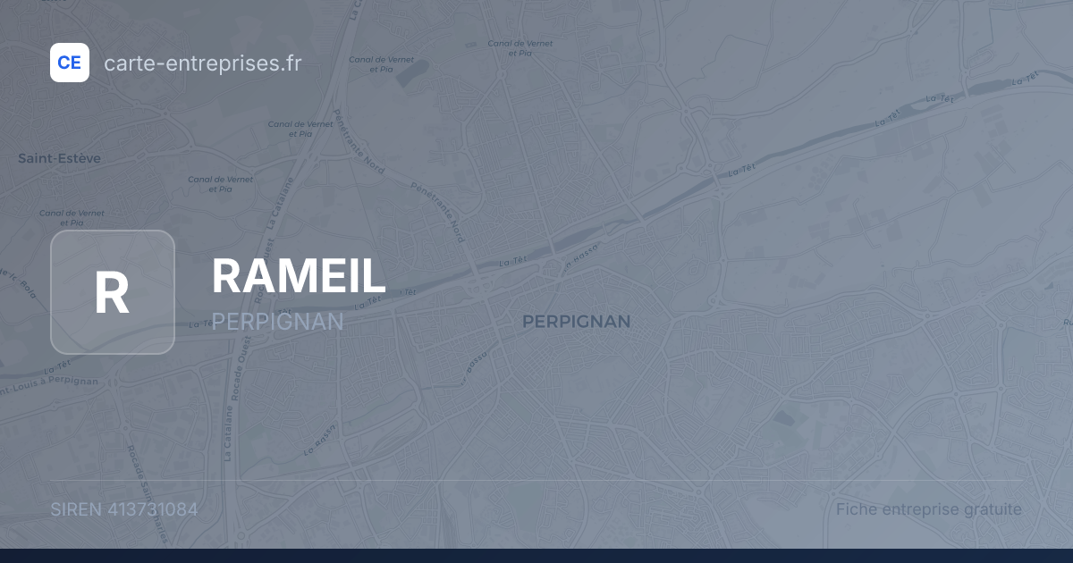 RAMEIL — 413731084 — fiche entreprise